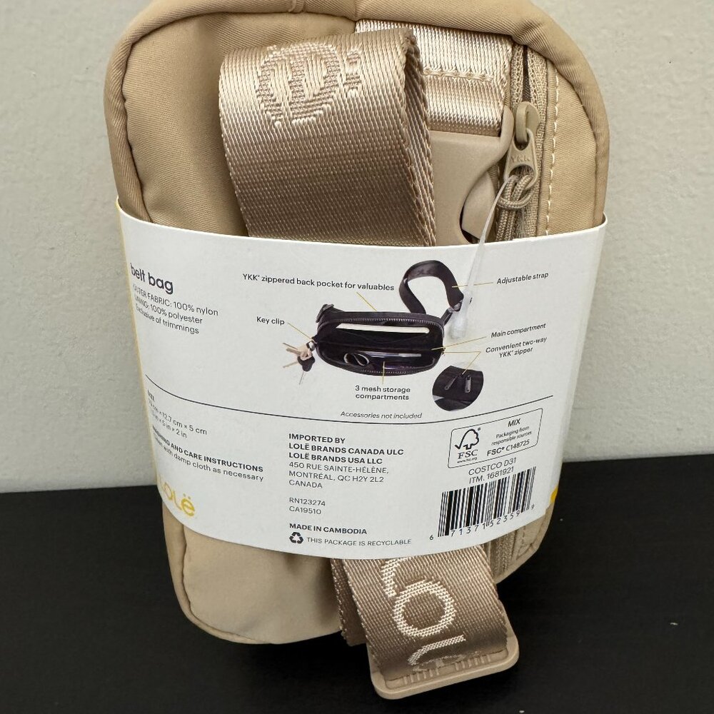 Lole Crossbody / Waist Belt Bag NWT - Picture 3 of 3